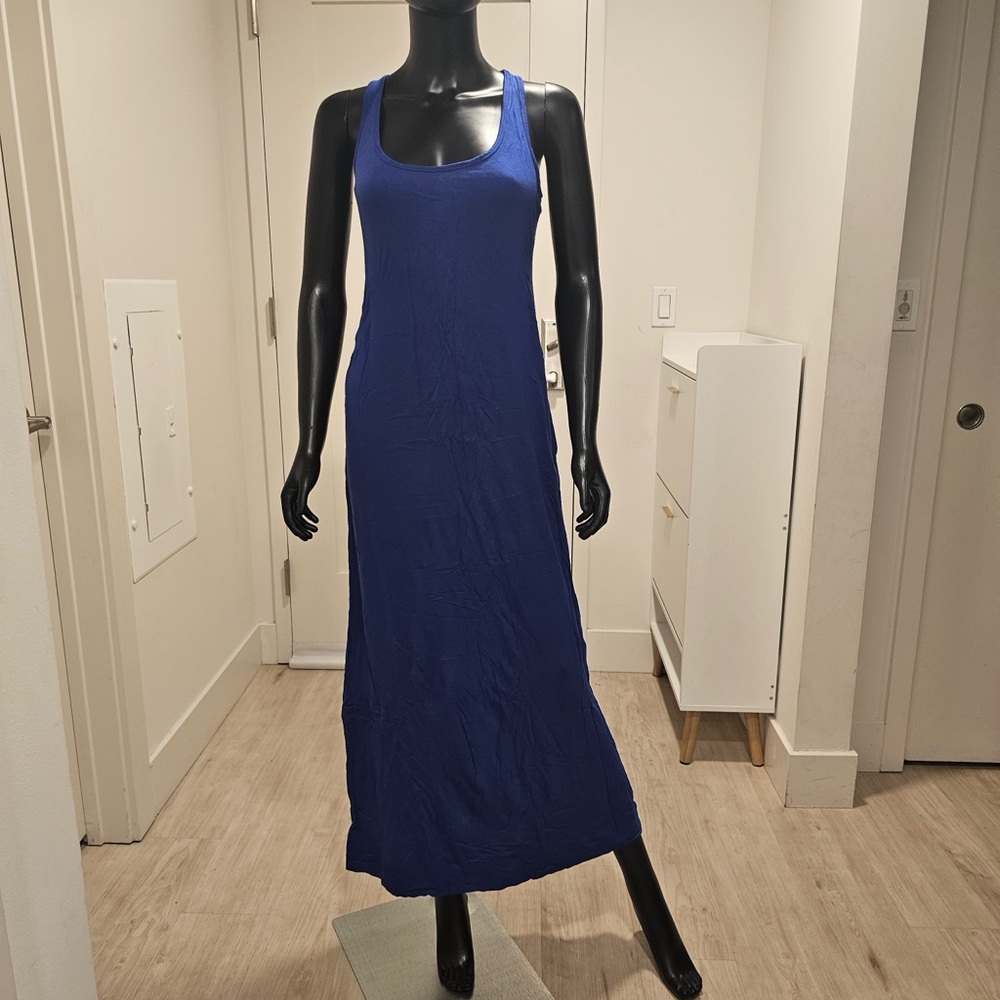 Lovestitch Blue Maxi Dress with Flowing Silhouette (w/Pockets!)